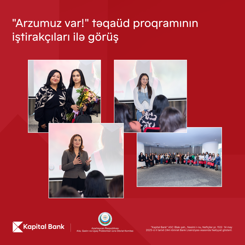 Kapital Bank supports girl’s education through the “We Have a Dream!” scholarship program