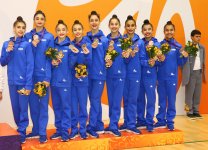 Azerbaijani rhythmic gymnasts win medals at III CIS Games (PHOTO)