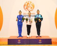 Azerbaijani rhythmic gymnasts win medals at III CIS Games (PHOTO)