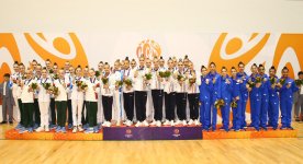 Azerbaijani rhythmic gymnasts win medals at III CIS Games (PHOTO)