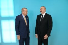 President Ilham Aliyev welcomes participants of 12th Summit of Council of OTS Heads of State (PHOTO)