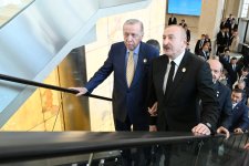 President Ilham Aliyev welcomes participants of 12th Summit of Council of OTS Heads of State (PHOTO)