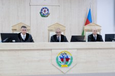 Victims' legal heirs and hurt persons aver at Ruben Vardanyan's trial in Azerbaijan (PHOTO)