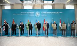 President Ilham Aliyev attends online ceremony to lay foundation stone for mosque to be built by Turkmenistan in Fuzuli (PHOTO)