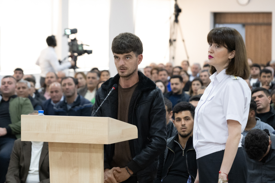 Victims' legal heirs and hurt persons aver at Ruben Vardanyan's trial in Azerbaijan (PHOTO)