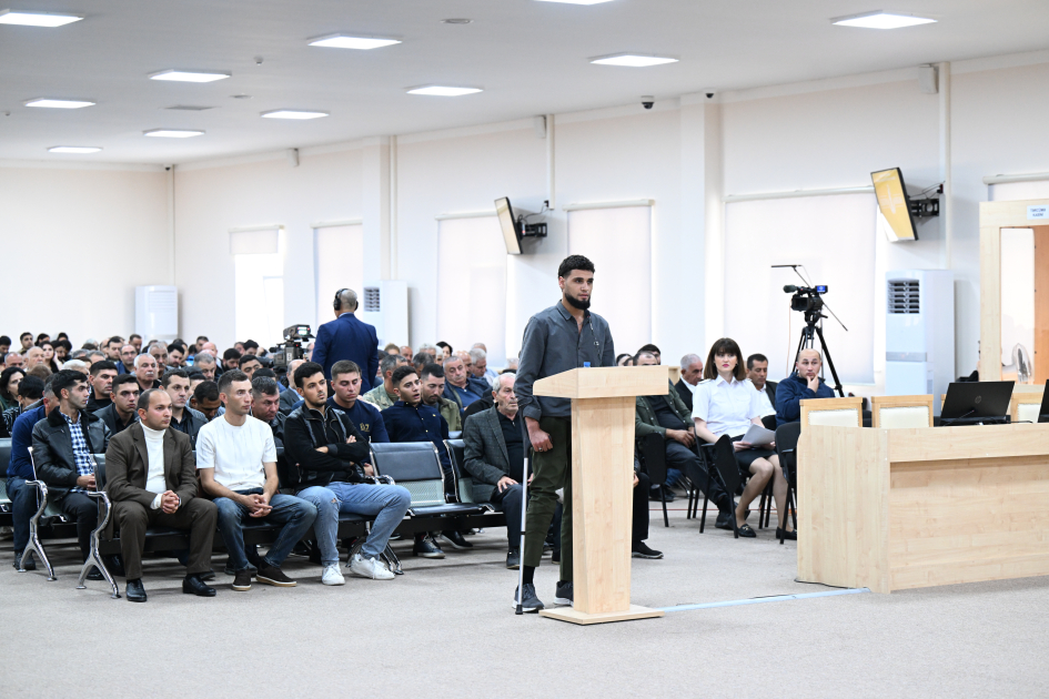 Victims' legal heirs and hurt persons aver at Ruben Vardanyan's trial in Azerbaijan (PHOTO)