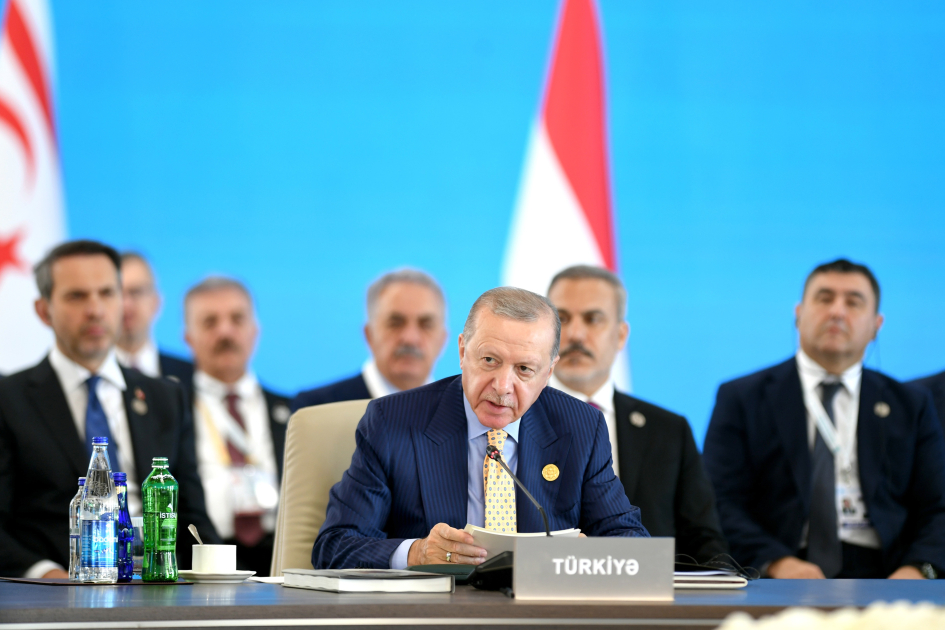 President Ilham Aliyev addresses 12th Summit of Council of OTS Heads of State (PHOTO/VIDEO)