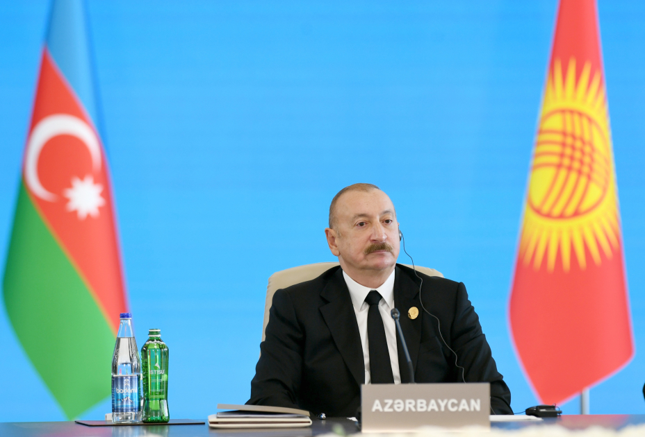 President Ilham Aliyev addresses 12th Summit of Council of OTS Heads of State (PHOTO/VIDEO)