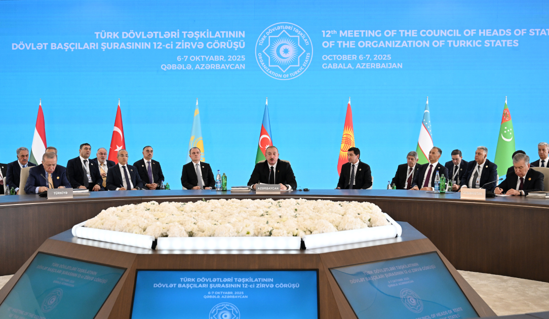 President Ilham Aliyev addresses 12th Summit of Council of OTS Heads of State (PHOTO/VIDEO)
