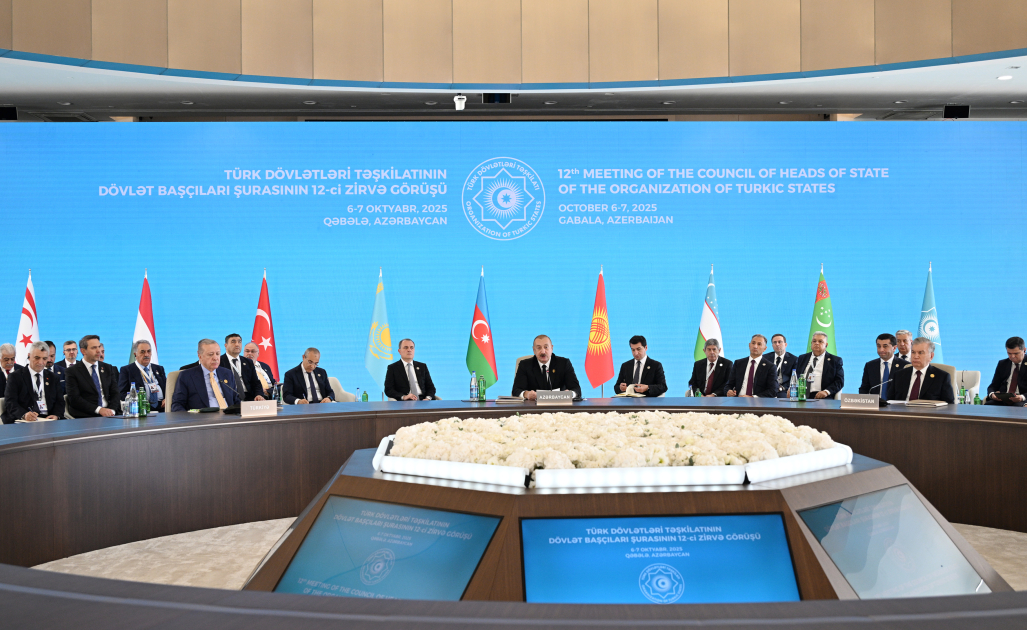 President Ilham Aliyev addresses 12th Summit of Council of OTS Heads of State (PHOTO/VIDEO)