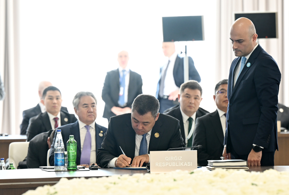 President Ilham Aliyev addresses 12th Summit of Council of OTS Heads of State (PHOTO/VIDEO)