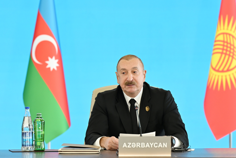 President Ilham Aliyev addresses 12th Summit of Council of OTS Heads of State (PHOTO/VIDEO)