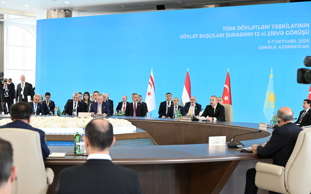 President Ilham Aliyev addresses 12th Summit of Council of OTS Heads of State (PHOTO/VIDEO)