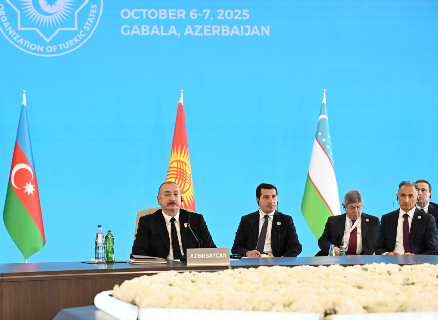President Ilham Aliyev addresses 12th Summit of Council of OTS Heads of State (PHOTO/VIDEO)
