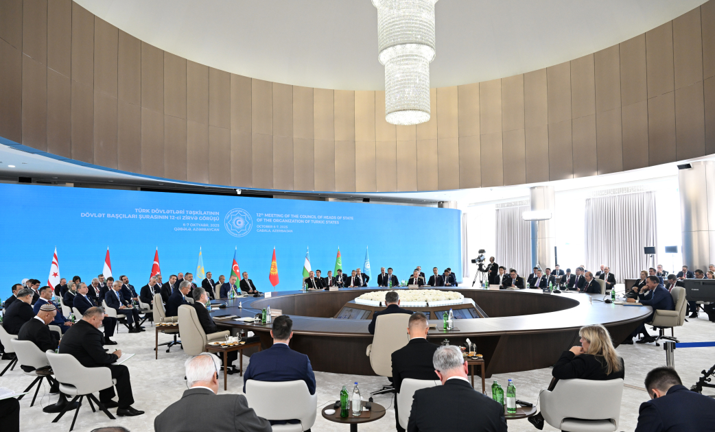 President Ilham Aliyev addresses 12th Summit of Council of OTS Heads of State (PHOTO/VIDEO)