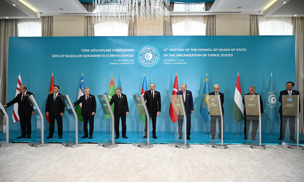 President Ilham Aliyev attends online ceremony to lay foundation stone for mosque to be built by Turkmenistan in Fuzuli (PHOTO)