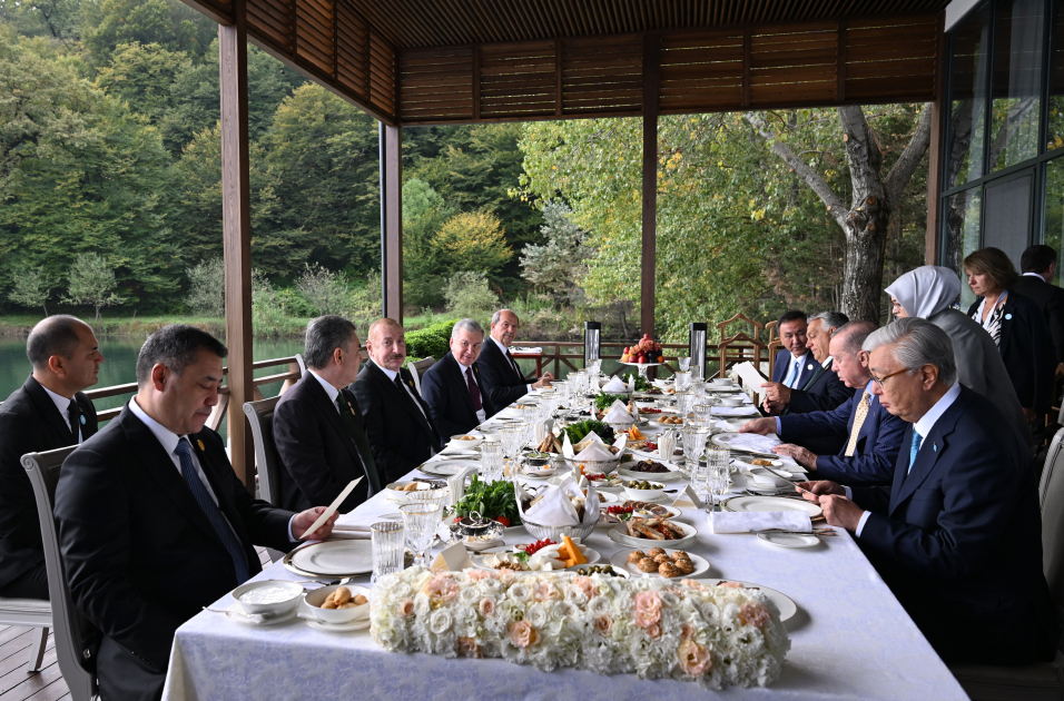 Azerbaijan's Gabala hosts official luncheon on behalf of President Ilham Aliyev for leaders attending OTS summit (PHOTO)