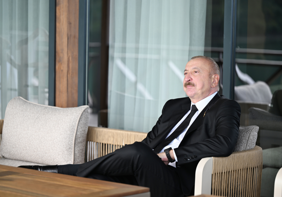 Azerbaijan's Gabala hosts official luncheon on behalf of President Ilham Aliyev for leaders attending OTS summit (PHOTO)