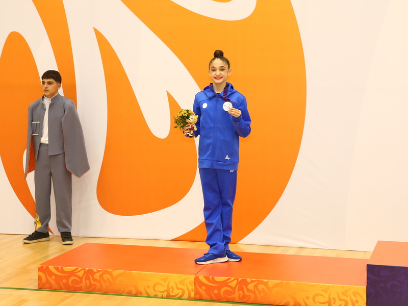 Azerbaijani gymnasts win eight medals at 3rd CIS Games (PHOTO)