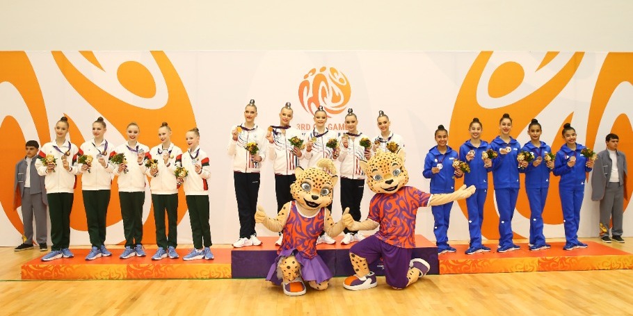 Azerbaijani gymnasts win eight medals at 3rd CIS Games (PHOTO)