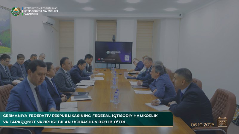 Uzbekistan, Germany deepen dialogue on green economy and financial reforms