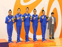 Azerbaijani gymnasts win eight medals at 3rd CIS Games (PHOTO)