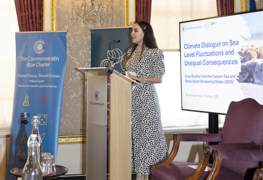 VP of Heydar Aliyev Foundation Leyla Aliyeva attends Flagship Climate Dialogue in London (PHOTO)