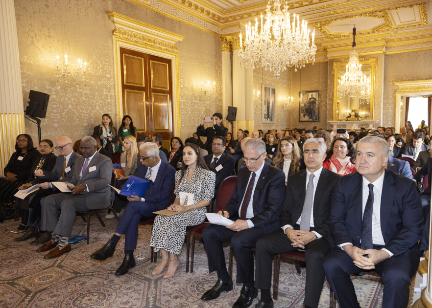 VP of Heydar Aliyev Foundation Leyla Aliyeva attends Flagship Climate Dialogue in London (PHOTO)