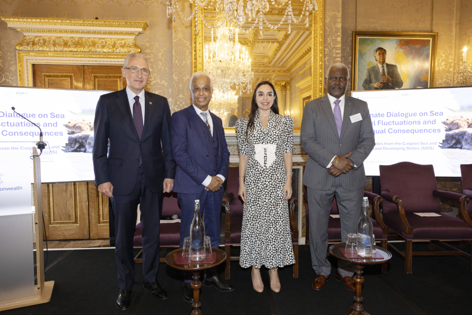VP of Heydar Aliyev Foundation Leyla Aliyeva attends Flagship Climate Dialogue in London (PHOTO)