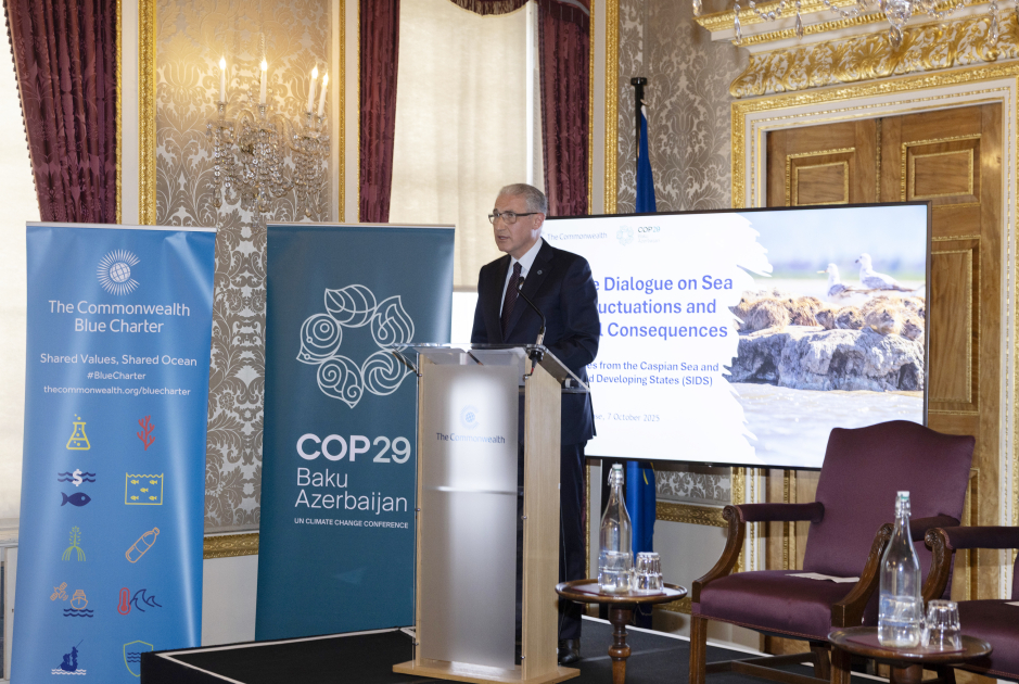 VP of Heydar Aliyev Foundation Leyla Aliyeva attends Flagship Climate Dialogue in London (PHOTO)