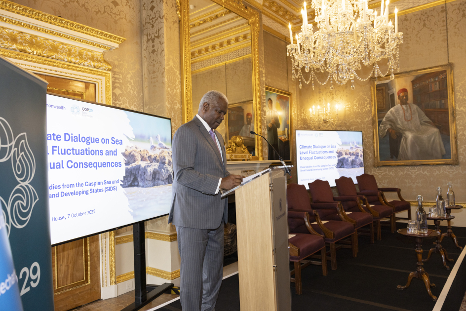 VP of Heydar Aliyev Foundation Leyla Aliyeva attends Flagship Climate Dialogue in London (PHOTO)