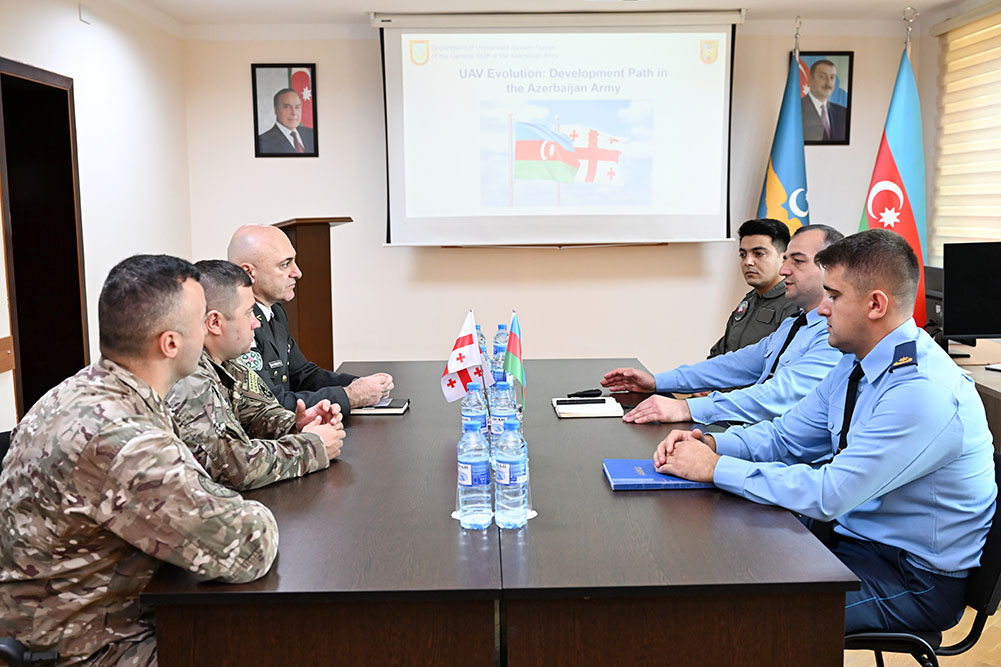 Azerbaijani, Georgian defense ministries swapping tales on drone experiences