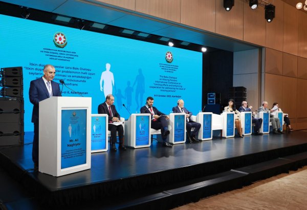 Int'l conference on missing persons wraps up in Azerbaijan's Baku (PHOTO)