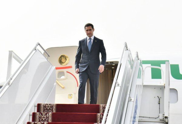 President of Turkmenistan arrives in Russia for CIS Summit