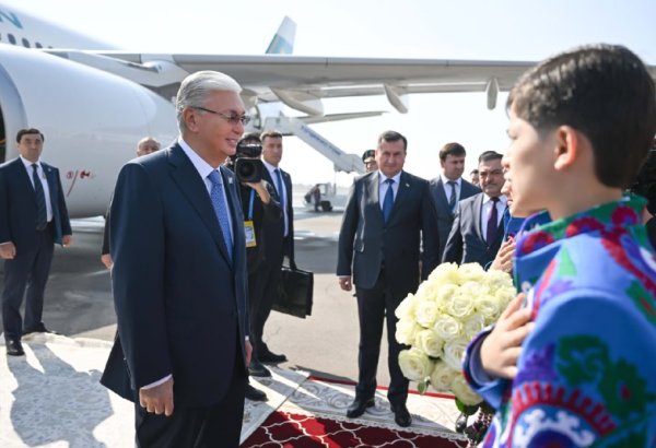 President of Kazakhstan arrives in Tajikistan