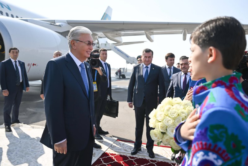 President of Kazakhstan arrives in Tajikistan