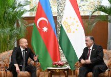 President Ilham Aliyev, President Emomali Rahmon hold one-on-one meeting (PHOTO/VIDEO)