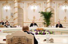 President Ilham Aliyev addresses CIS Heads of State Council meeting in limited format (PHOTO/VIDEO)