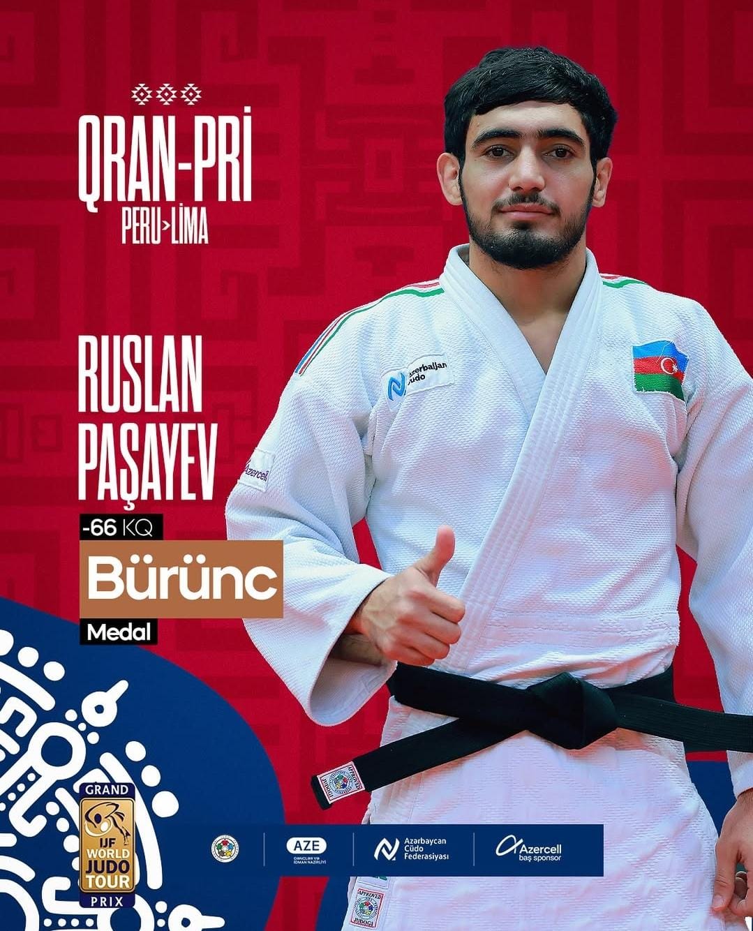 Azerbaijani judokas win four medals on first day of Lima Grand Prix (PHOTO)