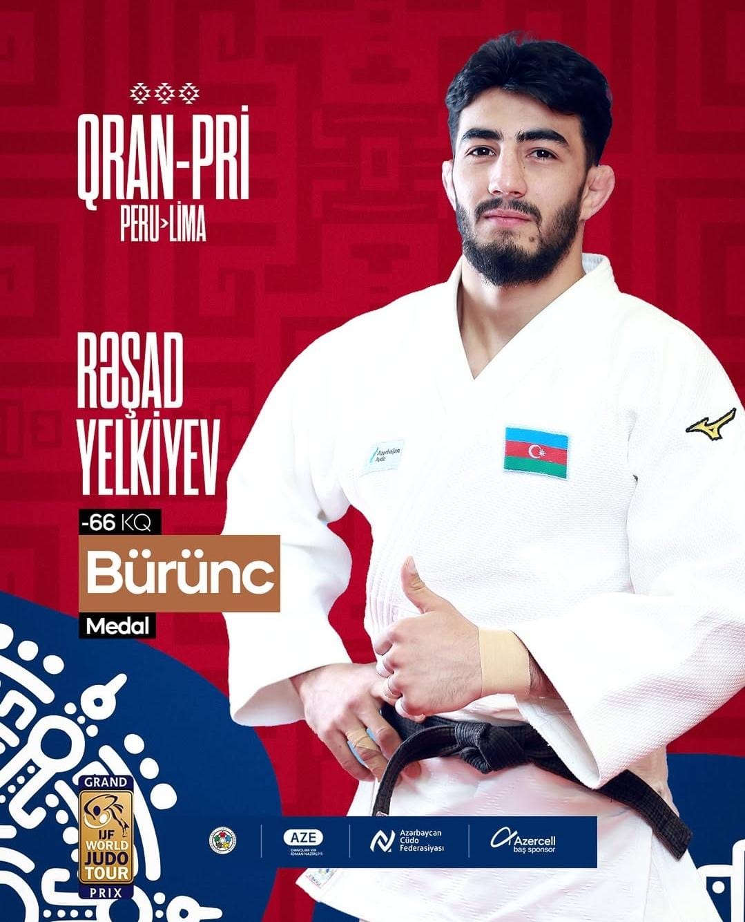 Azerbaijani judokas win four medals on first day of Lima Grand Prix (PHOTO)
