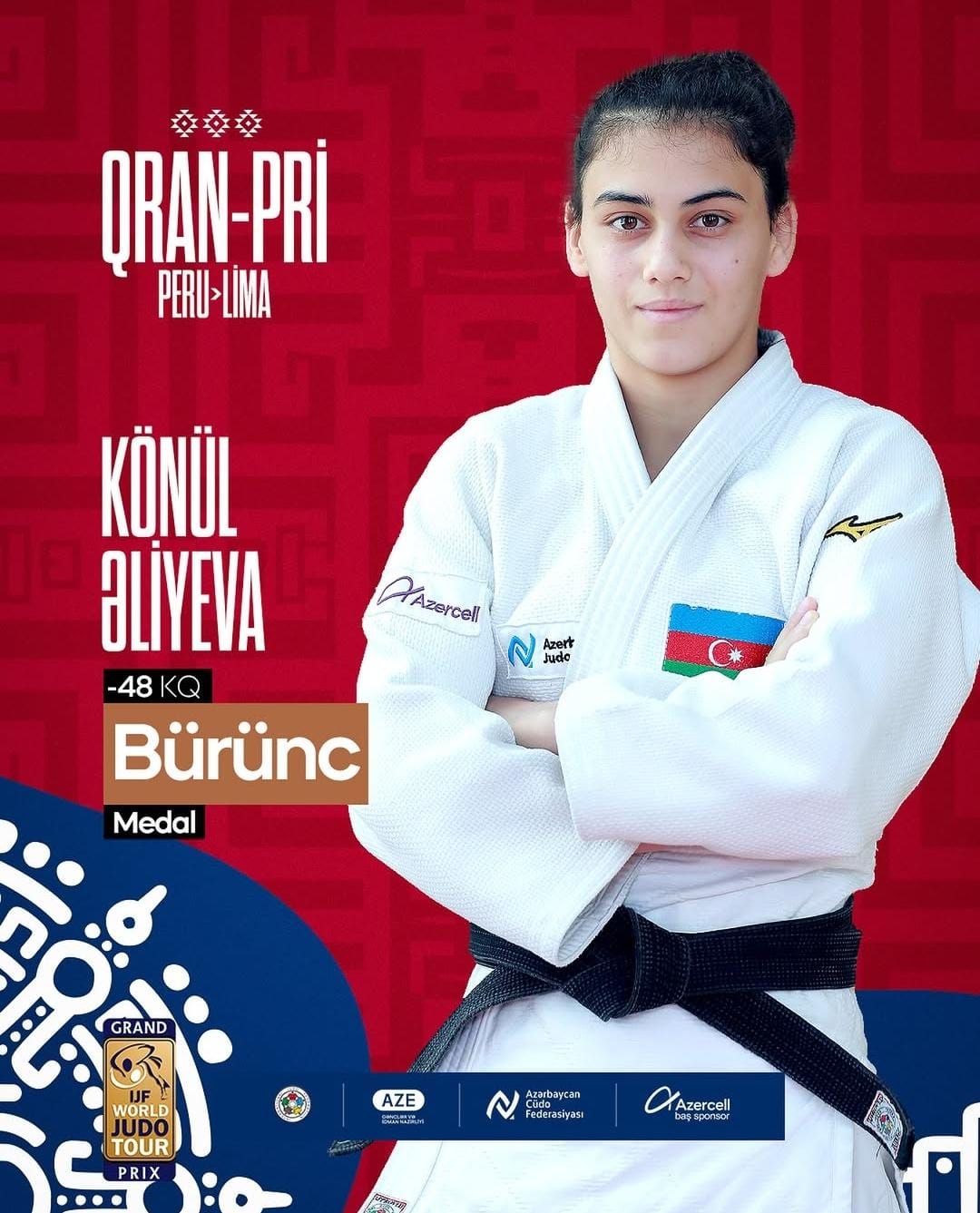 Azerbaijani judokas win four medals on first day of Lima Grand Prix (PHOTO)