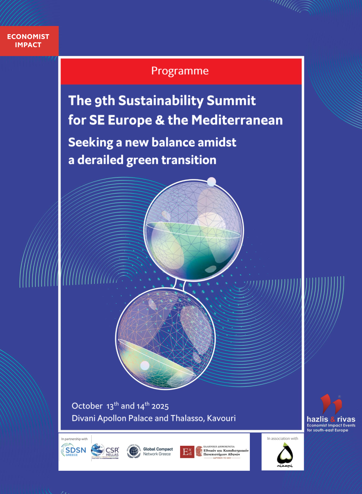 Nizami Ganjavi Int’l Center Joins forces with The Economist at Global Sustainability Summit