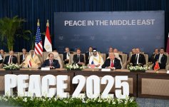 President Ilham Aliyev participates in Middle East Peace Summit (PHOTO/VIDEO)