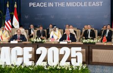 President Ilham Aliyev participates in Middle East Peace Summit (PHOTO/VIDEO)