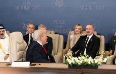 President Ilham Aliyev participates in Middle East Peace Summit (PHOTO/VIDEO)