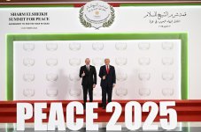 President Ilham Aliyev participates in Middle East Peace Summit (PHOTO/VIDEO)