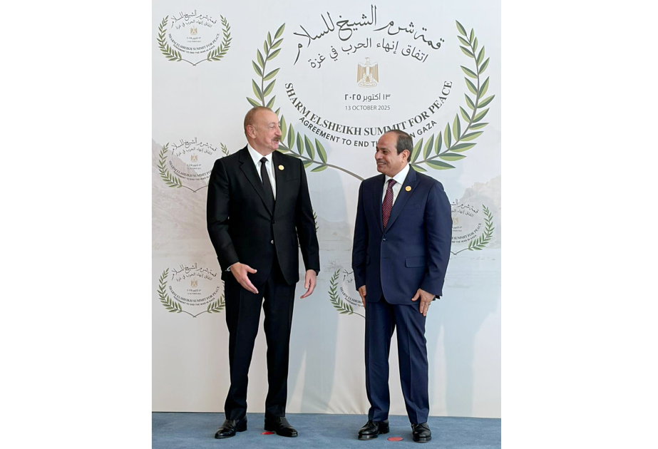 President Ilham Aliyev participates in Middle East Peace Summit (PHOTO/VIDEO)