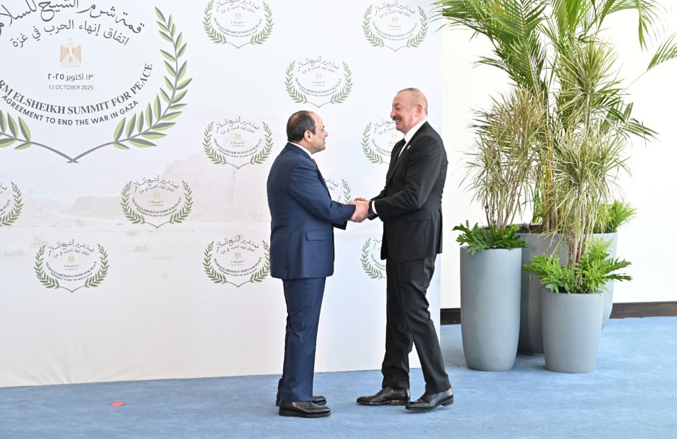 President Ilham Aliyev participates in Middle East Peace Summit (PHOTO/VIDEO)