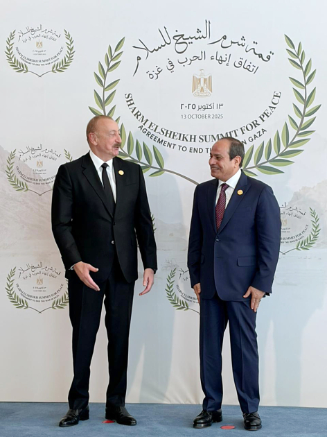 President Ilham Aliyev participates in Middle East Peace Summit (PHOTO/VIDEO)
