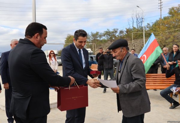 Azerbaijan hands over keys to next group of former IDPs in village of Shushakand (PHOTO)